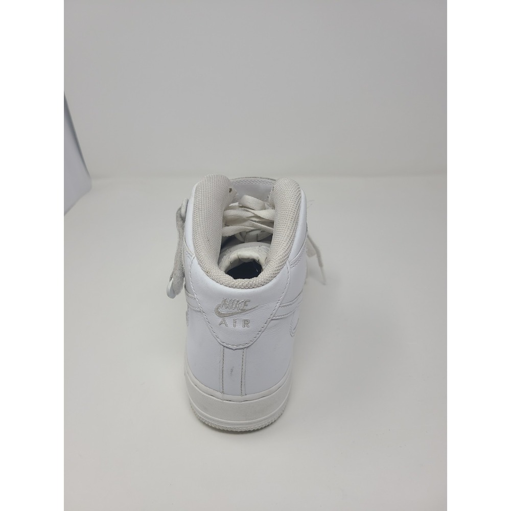 Nike Air Force 1 Mid White 07 Size 11 Men's Triple White - Picture 13 of 16